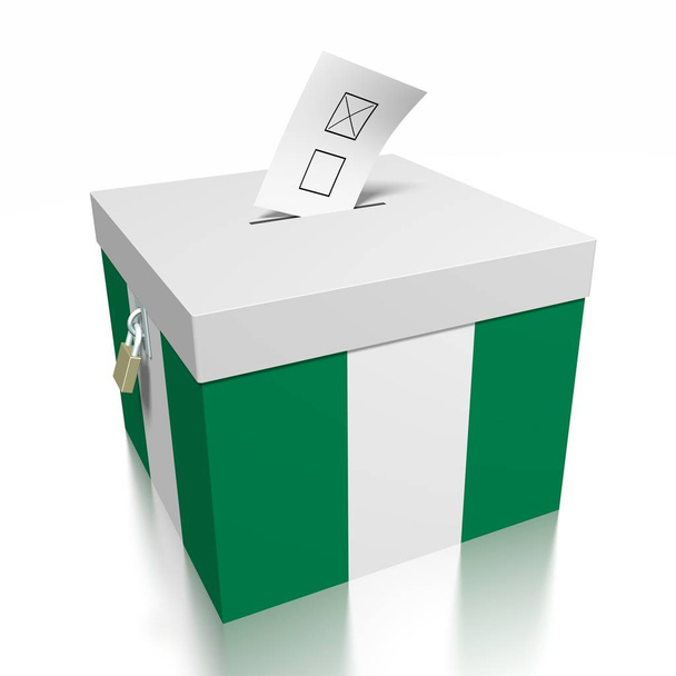Vote au Nigeria - Illustration 3D
 - Photo, image