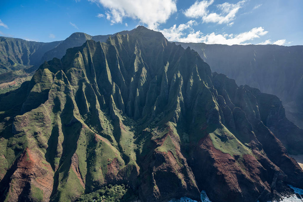 Garden Island of Kauai from helicopter tour - Φωτογραφία, εικόνα