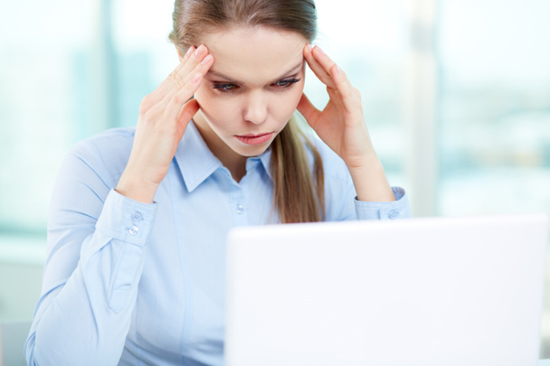 Workplace headache - Photo, Image