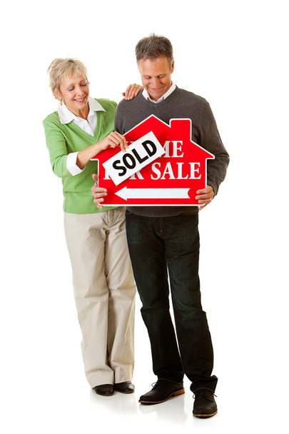Couple: Couple Selling Their Home - Foto, immagini