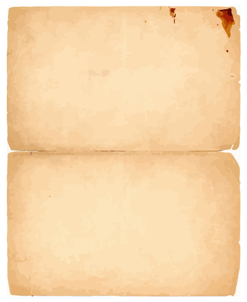 Old paper page with space for text or image - Vector, Image