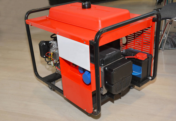 Mobile power backup generator. Portable Generator for Home.  - Photo, Image