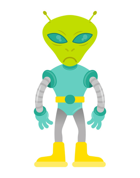Angry alien character  - Vector, Image