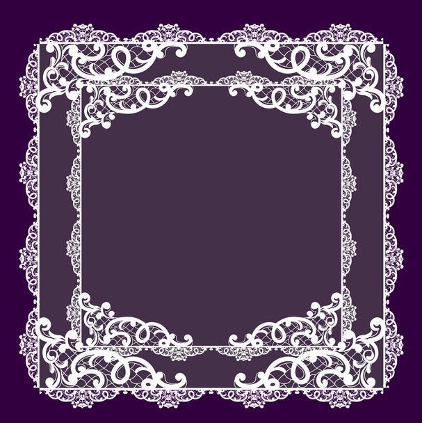 Frame lace-like - Foto, afbeelding