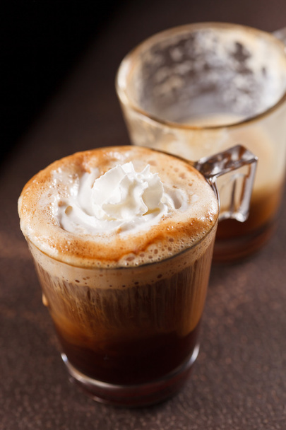 coffee with whipped cream - Фото, зображення