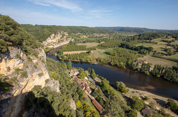  La Roque-Gageac malerisches Dorf an der Dordogne, Frankreich - Foto, Bild