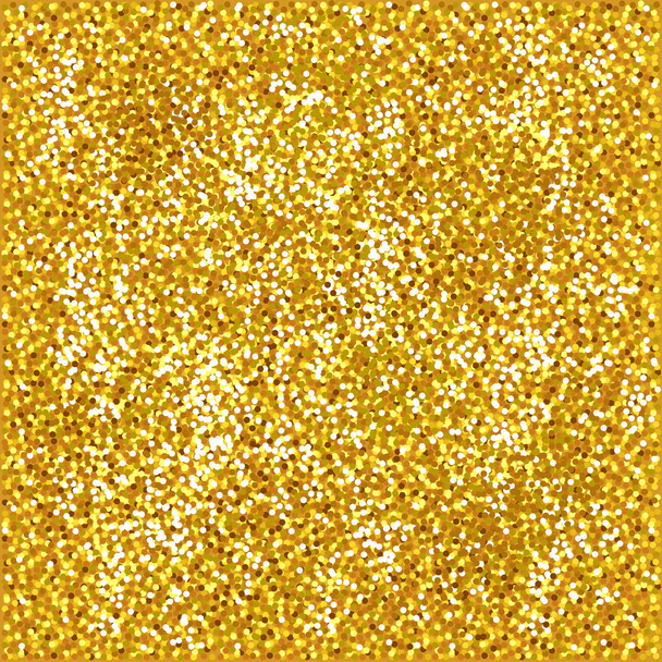 Lesklé zlaté třpytky pozadí foto realistické vektorové ilustrace - Vektor, obrázek
