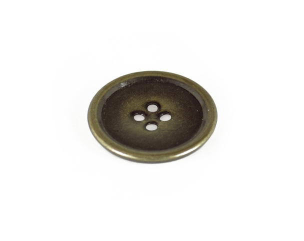 Old brown sewing button - Foto, Imagem
