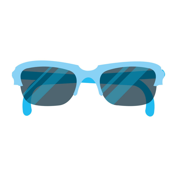 fashion sunglasses object with frame style vector illustration - Vector, Image