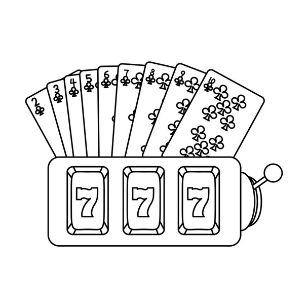 carte di club di linea e casino slot machine vettoriale illustrazione
 - Vettoriali, immagini