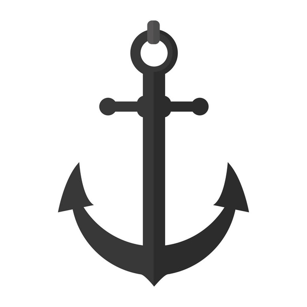 ναυτικά άγκυρα αντικείμενο πλοίο σύμβολο διανυσματικά εικονογράφηση - Διάνυσμα, εικόνα