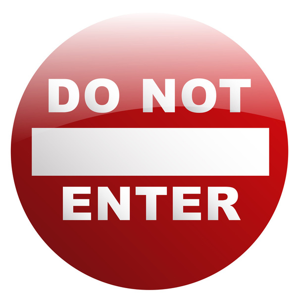Do Not Enter Sign - Vector, Image