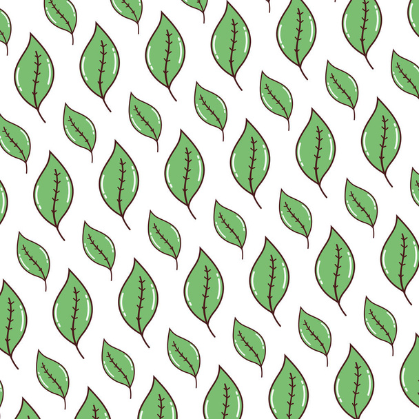 mignon botanique feuille style arrière-plan vectoriel illustration
 - Vecteur, image