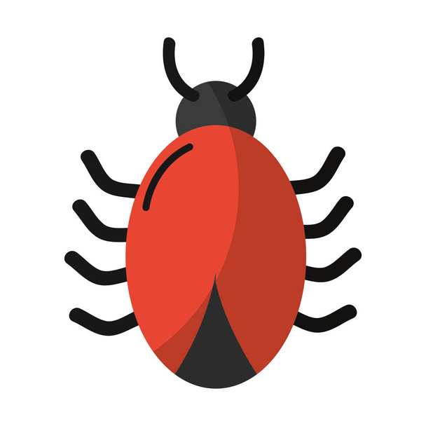 aranha mais escura inseto web símbolo vetor ilustração
 - Vetor, Imagem