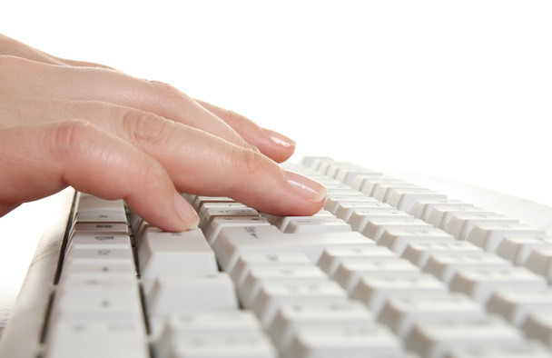 Mani digitando sulla tastiera
 - Foto, immagini