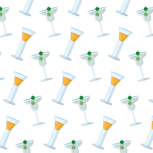 blanco tequila e cocktail con olive vetro sfondo vettoriale illustrazione
 - Vettoriali, immagini