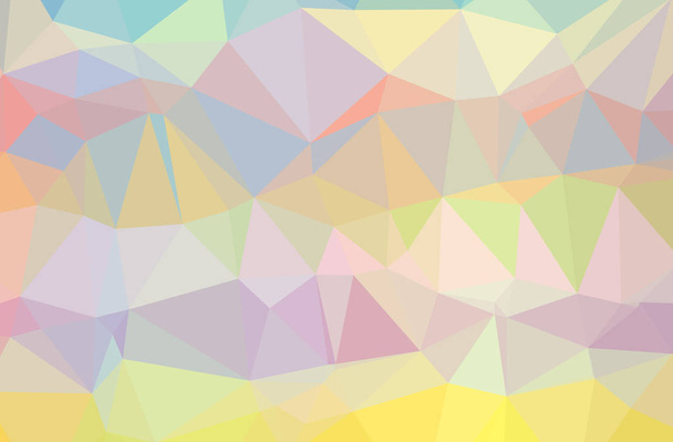 Illustration of abstract Orange, Yellow horizontal low poly background. Beautiful polygon design pattern. Useful for your needs.  - Foto, afbeelding