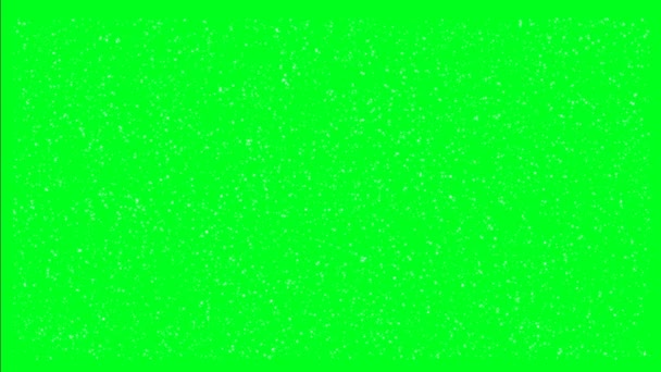 Funkelnde Sterne auf grünem Bildschirm - Filmmaterial, Video