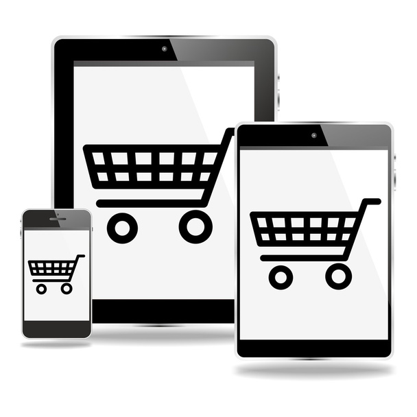 mCommerce mobiele apparaten - Foto, afbeelding