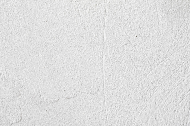 Background texture.White concrete wall. Small cracks on the surface. - Photo, Image