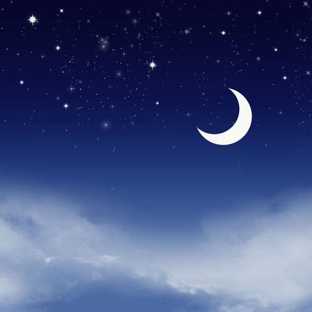 Night sky with - Zdjęcie, obraz