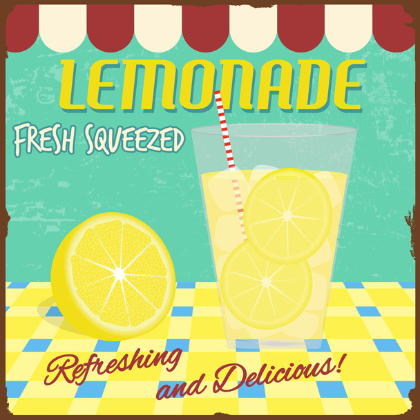 limonáda plakát - Vektor, obrázek