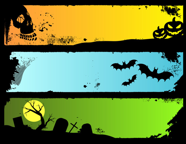 Bannières d'Halloween
 - Vecteur, image