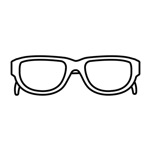 солнцезащитные очки линейной моды
 - Вектор,изображение
