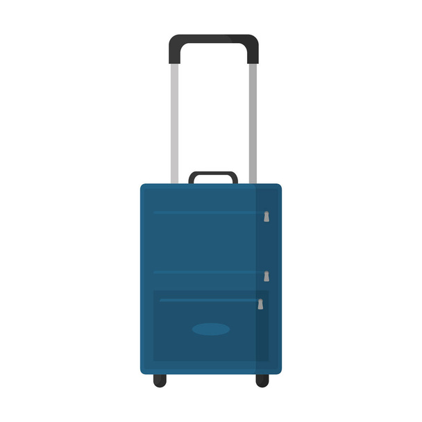 equipaje objeto estilo a viaje de negocios vector ilustración
 - Vector, imagen