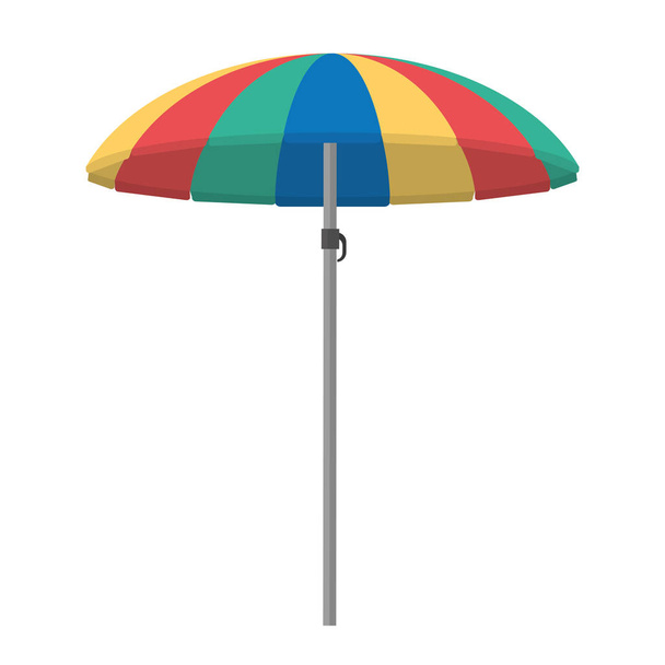 晴天のベクトル図の傘の保護を開く - ベクター画像