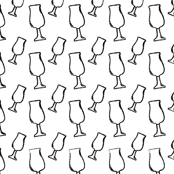 Grunge kristal Kupası nesne stili arka plan vektör çizim - Vektör, Görsel