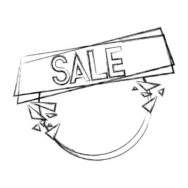 гранжевий продаж моди рекламне повідомлення етикетки Векторні ілюстрації
 - Вектор, зображення