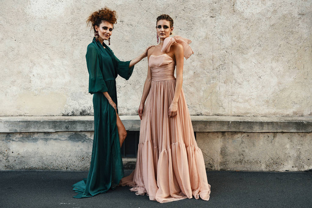 September 20, 2018: Milan, Italy -  Street style outfit during Milan Fashion Week - MFWSS19 - Foto, immagini