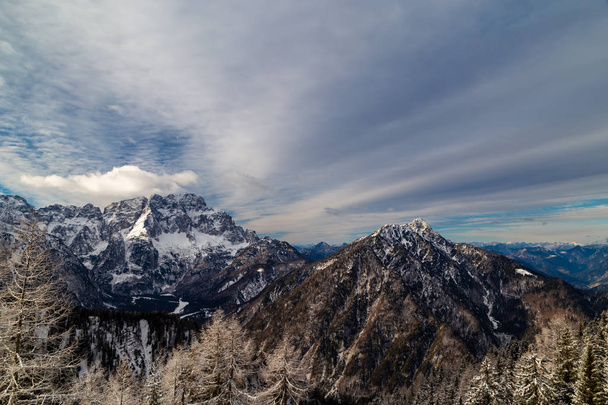 İtalyan Alplerinde Tarvisio 'nun zirveleri - Fotoğraf, Görsel