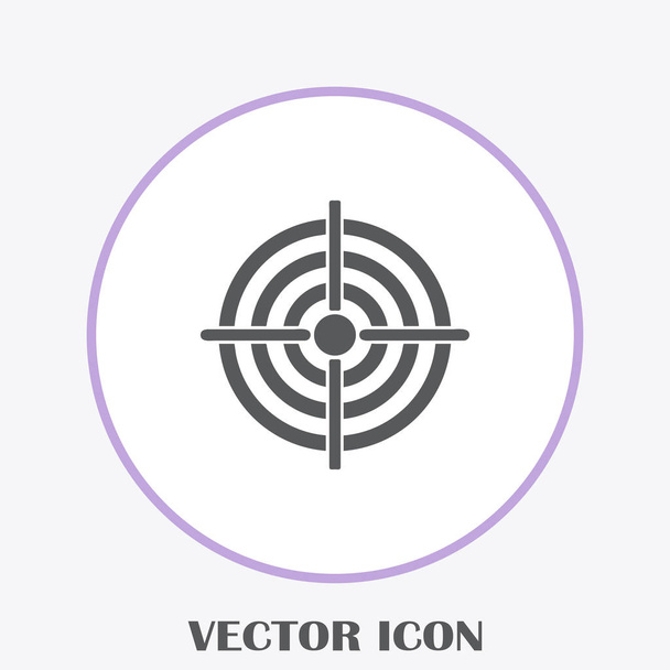 Icono de destino, ilustración vectorial para el diseño web
 - Vector, Imagen