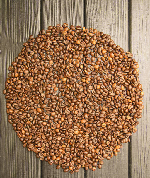 Černá kávová zrna closeup - Fotografie, Obrázek