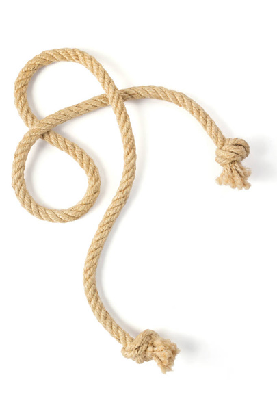 ship rope isolated on white background - Photo, image