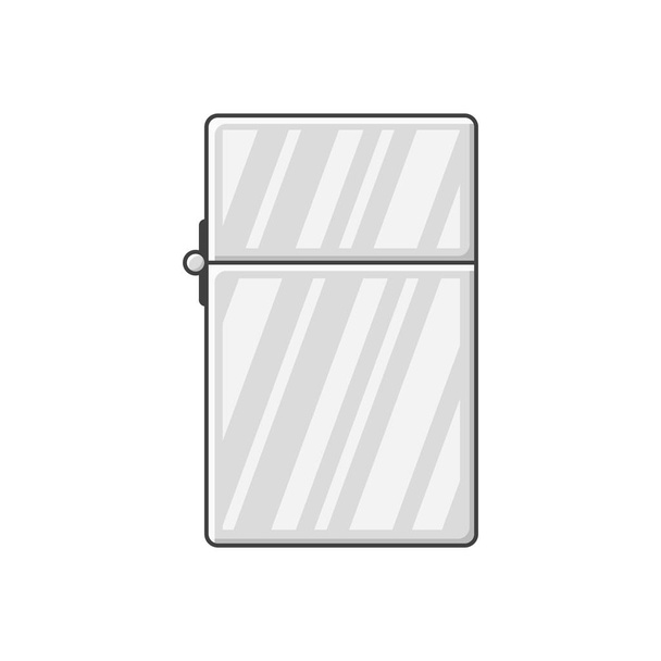 Icon closed lighter. Vector illustration on white background - Vector, Image