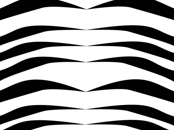 Arka plan siyah ve beyaz çizgili, kaplan doku, zebra ile. - Vektör, Görsel