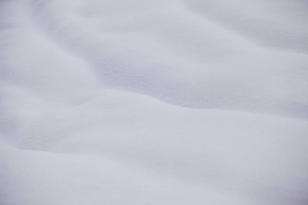 Abstract snow shapes - snow texture  - Zdjęcie, obraz