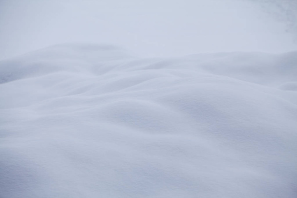 Abstract snow shapes - snow texture - Foto, afbeelding