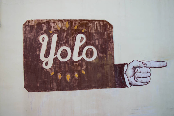 YOLO - Solo vives una vez Arte Gráfico
  - Foto, Imagen