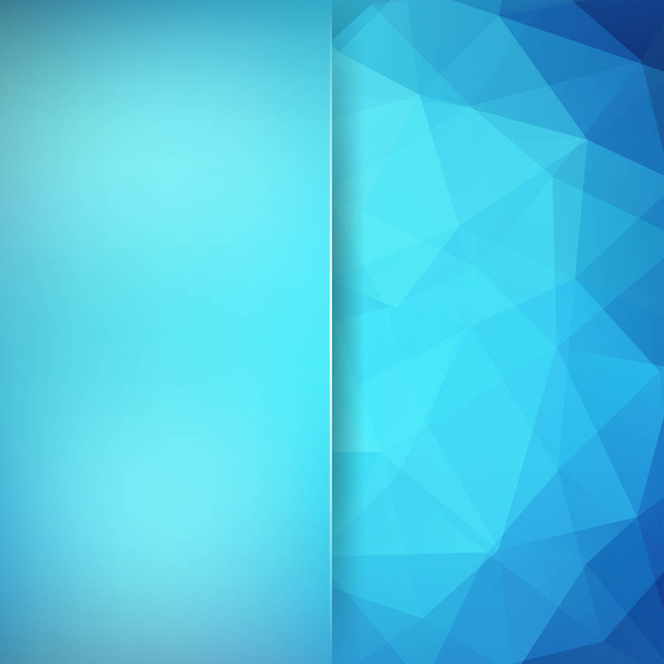 Sfondo di forme geometriche blu. Fondo sfocato con vetro. Modello mosaico colorato. Vettore EPS 10. Illustrazione vettoriale
 - Vettoriali, immagini