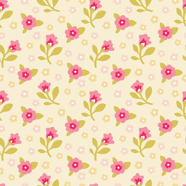 Floral Seamless Pattern 04 - Vektor, Bild