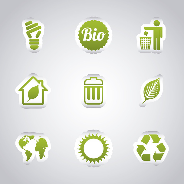ecology icons - Vector, Image
