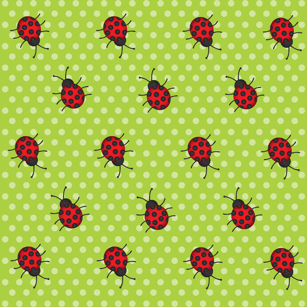 ladybug background - Vector, Image