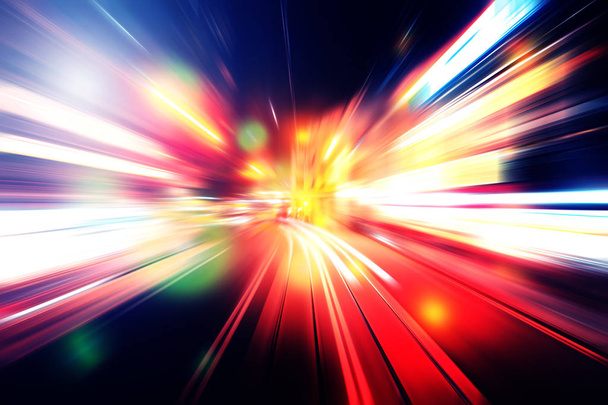 Kolorowe przyspieszenie prędkość ruch tło - Zdjęcie, obraz