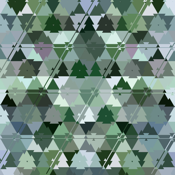 Green camouflage pattern with triangles. - Photo, Image