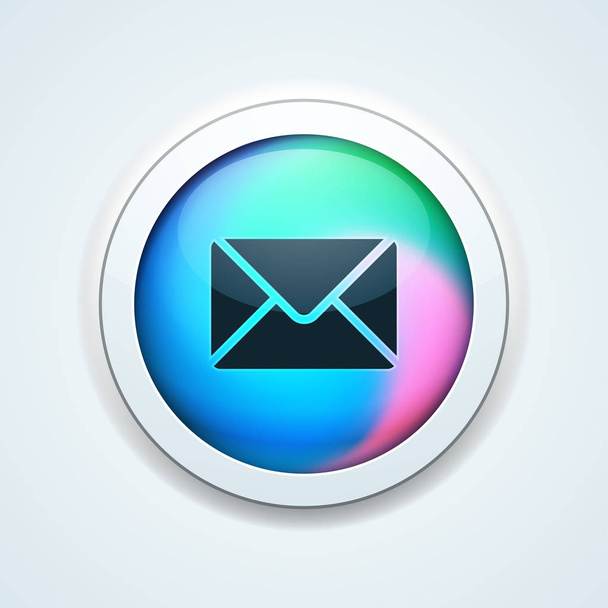 icône d'enveloppe de courrier, illustration vectorielle - Vecteur, image