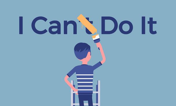 I can do it motivational poster - Vector, Image